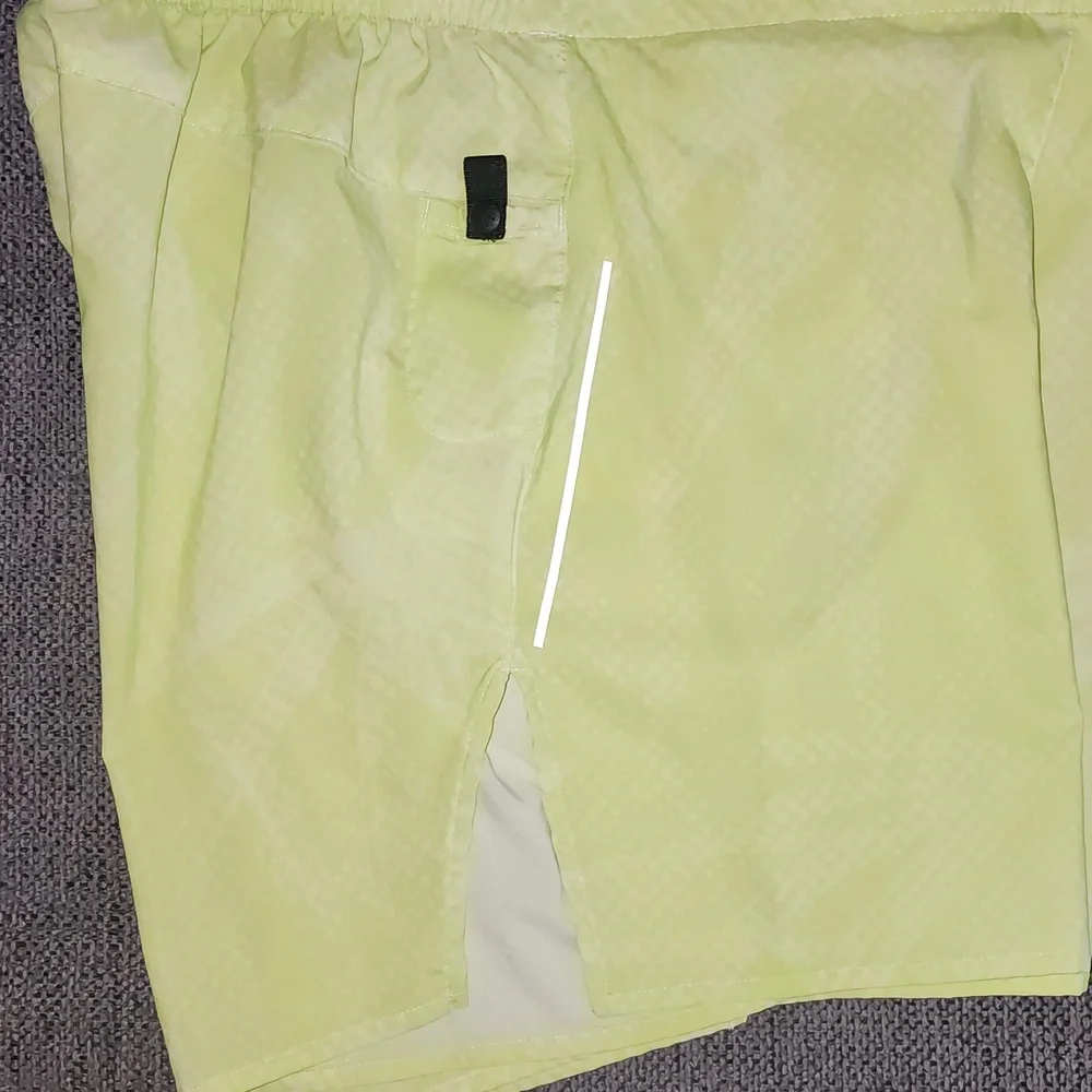 Adidas Green Athletic Shorts with Elastic Waistband - Picture 3 of 6